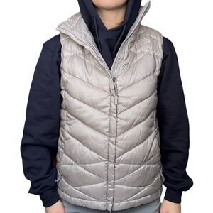 The North Face women’s 550 puffer vest down goose filmed warm insulated winter